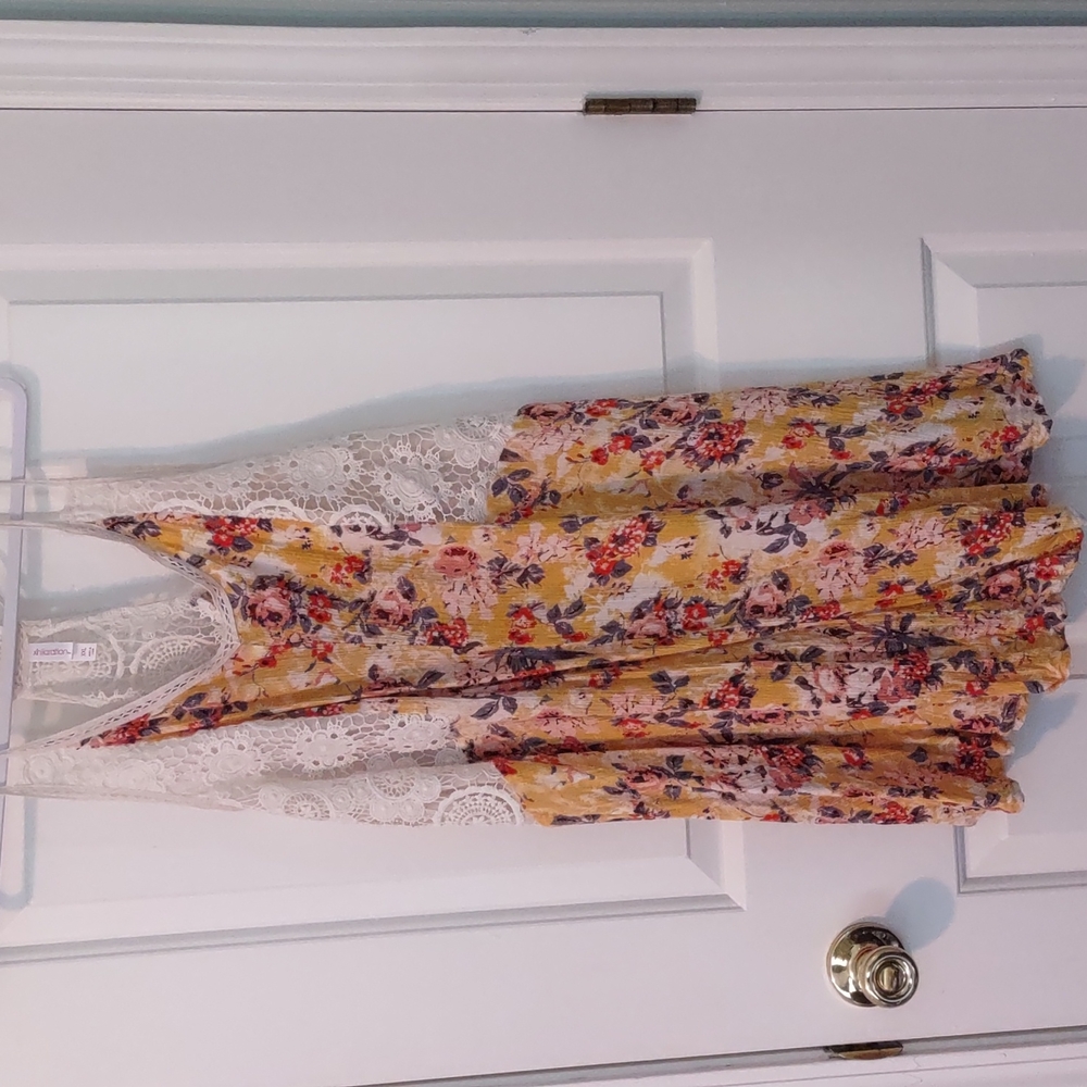 Boho style summer sun dress size juniors xxl